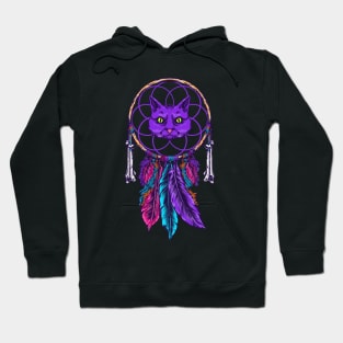 Cat Dreamcatcher Illustration Hoodie